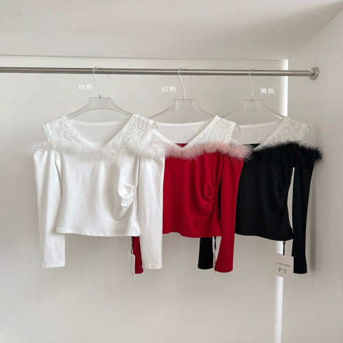 여성용 긴소매 티셔츠