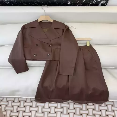 노브랜드 린넨 크롭 더블 재킷 와이드 팬츠 세트