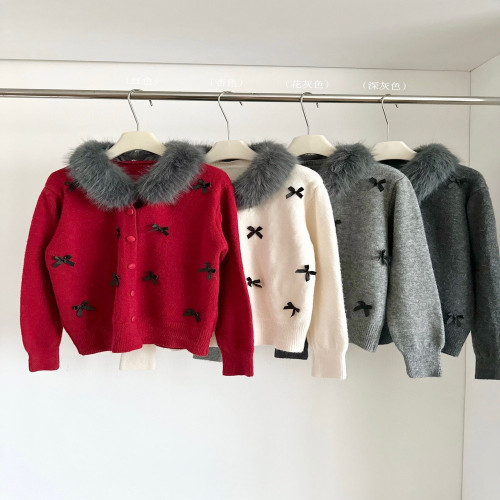 여성용 긴소매 니트