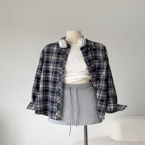 여성용 긴소매 셔츠