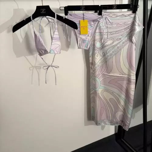 에밀리오푸치 프린트 비키니 스커트 세트