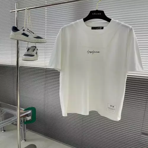 야마모토요지 Y3 배색 포인트 루즈핏 반팔 티셔츠