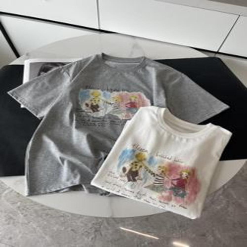 남녀공용 반소매 티셔츠