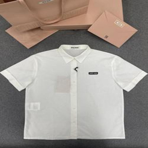 여성용 반소매 셔츠