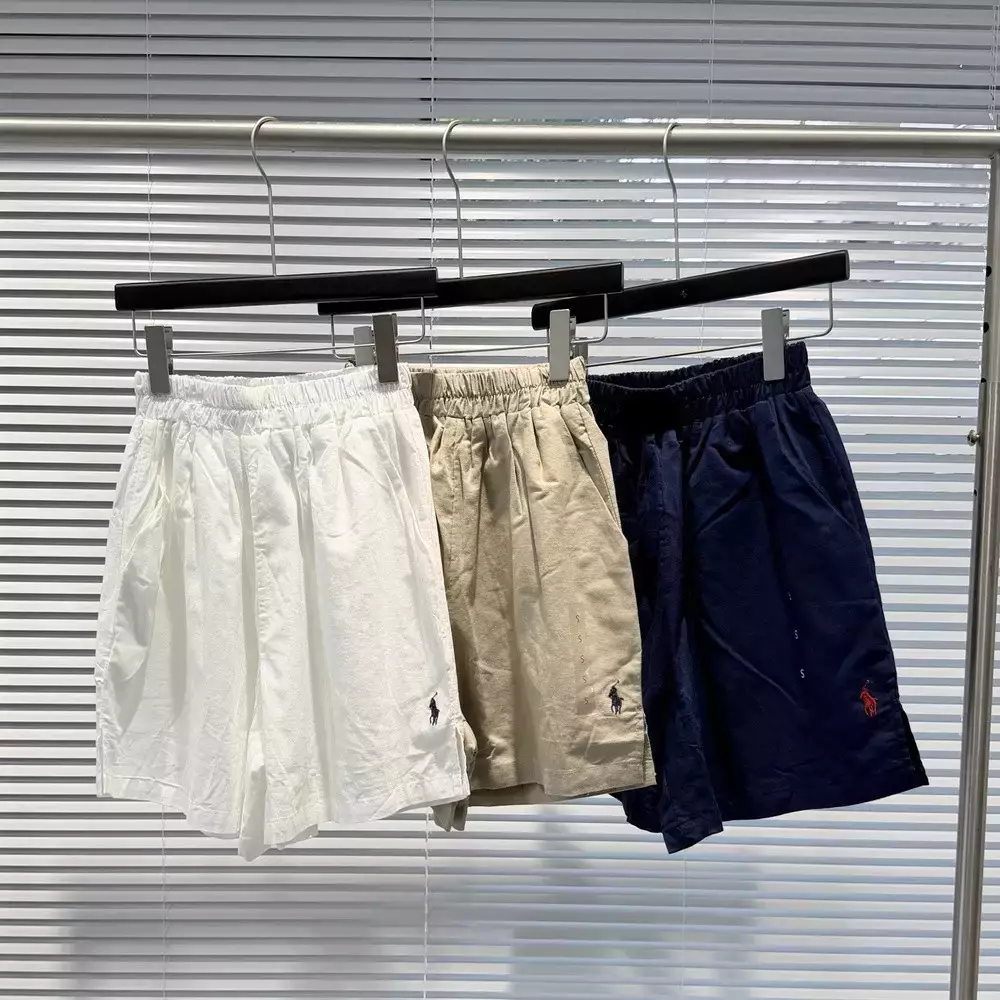 랄프로렌 린넨 혼방 밴딩 반바지