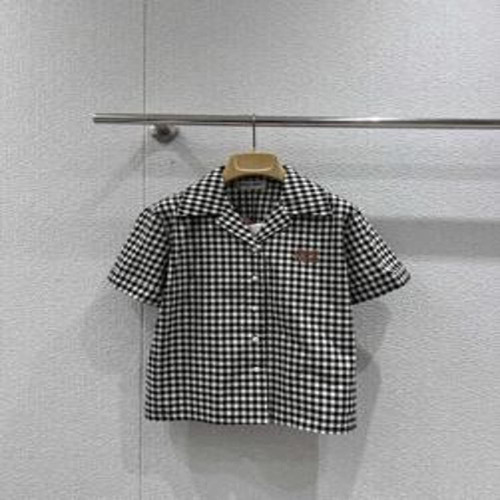 여성용 반소매 셔츠