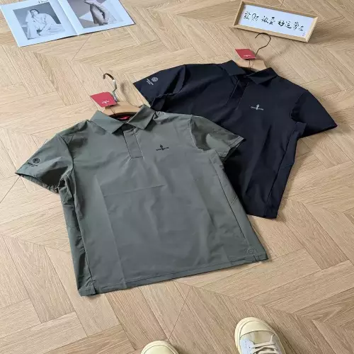 비음러펀 로고 포인트 반소매 카라 티셔츠