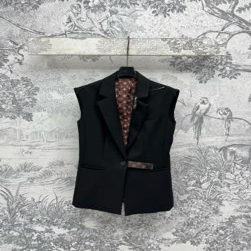 여성용 버튼 조끼