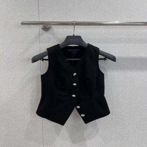 여성용 버튼 조끼