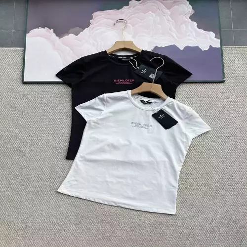 비음러펀 여성 라운드넥 반소매 티셔츠