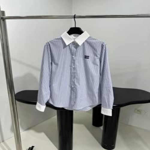 여성용 긴소매 셔츠