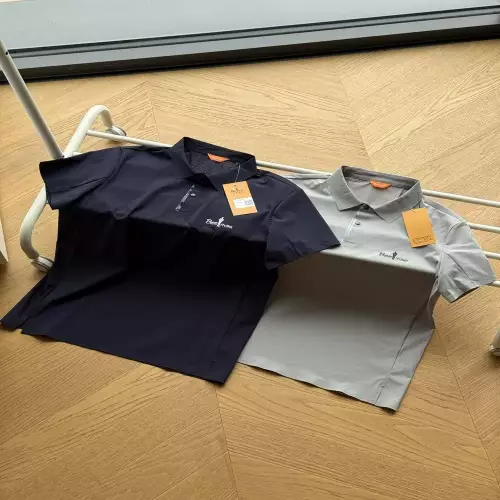 비음러펀 압착 디테일 레이저 펀칭 메시 폴로 셔츠