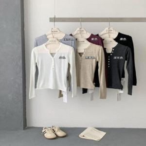 여성용 긴소매 티셔츠