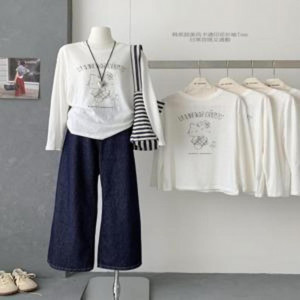 여성용 긴소매 티셔츠