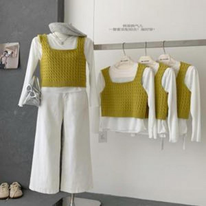 여성용 긴소매 티셔츠 세트