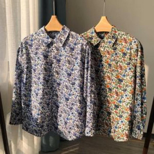 여성용 긴소매 셔츠