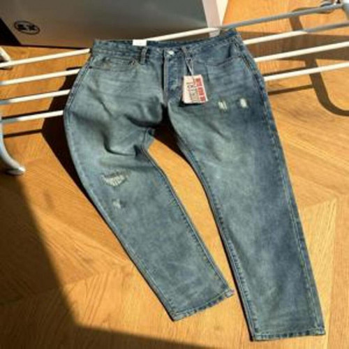 남녀공용 데님 팬츠