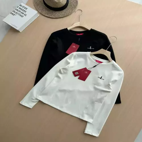 비음러펀 텐셀 울 혼방 여성용 긴소매 티셔츠