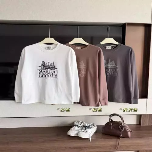 마리떼 건축 프린트 루즈핏 여성용 긴소매 티셔츠