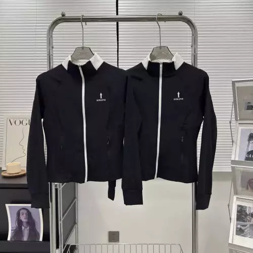 비음러펀 탄력 조직 골프 여성용 집업 재킷