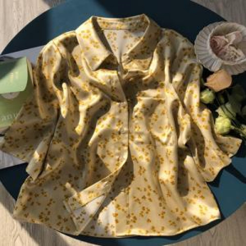 여성용 반소매 블라우스