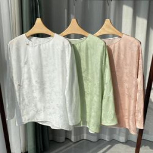 여성용 긴소매 셔츠